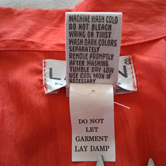 Vintage Lavon Windbreaker 80s-90s Retro Color Block Zipper Jacket M Patriot - Picture 7 of 14